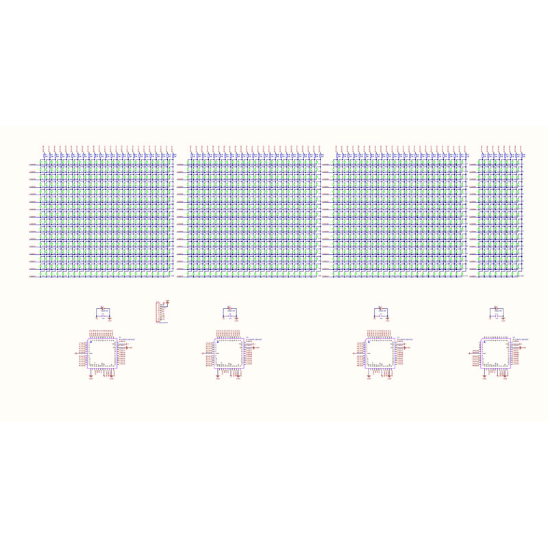 Do you know what are the characteristics of the structure of the graphic LED display?
